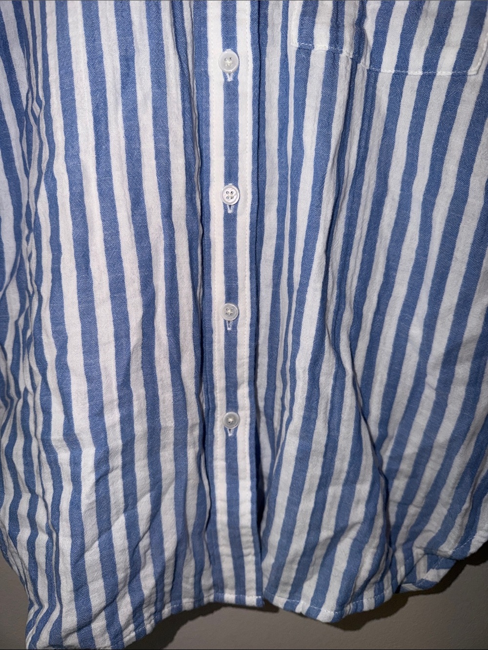 J. Crew Petite double-gauze button-up shirt Size XS petite - Picture 3 of 6